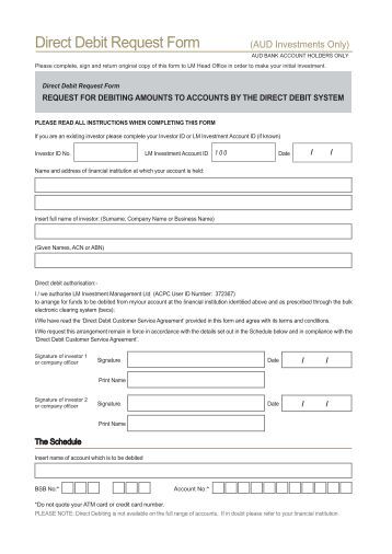direct debit form direct debit authorization form superagent direct debit form direct debit authorization form superagent