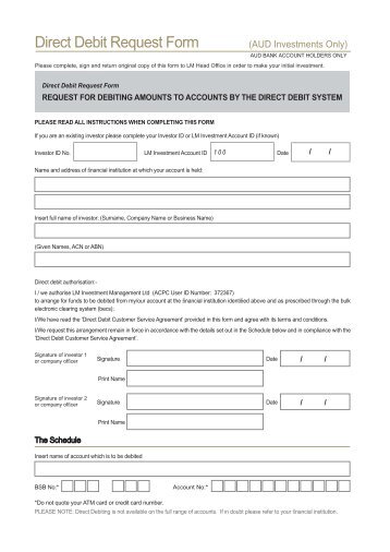 debit zurich direct form SuperAgent Form Debit Authorization Direct