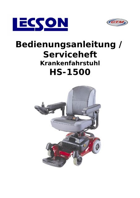 Bedienungsanleitung / Serviceheft HS-1500 - Jetzt neu!