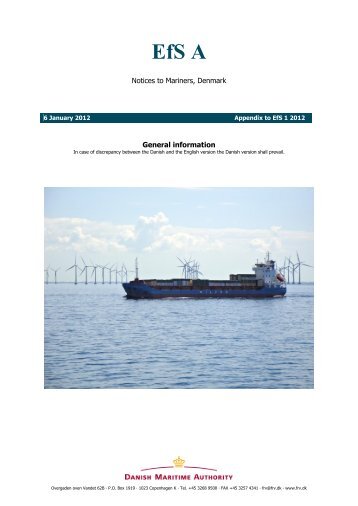 Notices to Mariners, Denmark General information