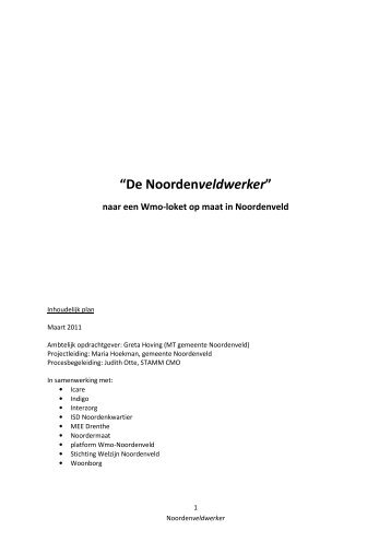 “De Noordenveldwerker” - Bestuur Noordenveld - Gemeente ...