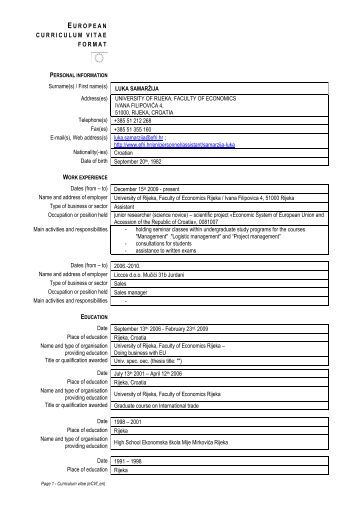 european curriculum vitae format exle european curriculum vitae format surname s european curriculum vitae format exle european curriculum vitae format surname s