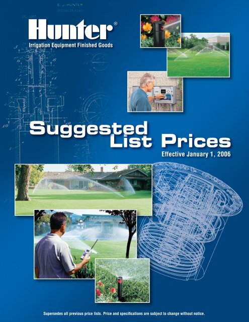 LIT018-Hunter Price List.pdf - Diamond Head Sprinkler Supply