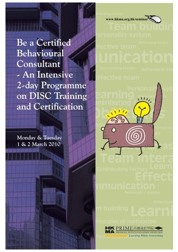 Become A Certified Behavioural Consultant - Hong Kong ...