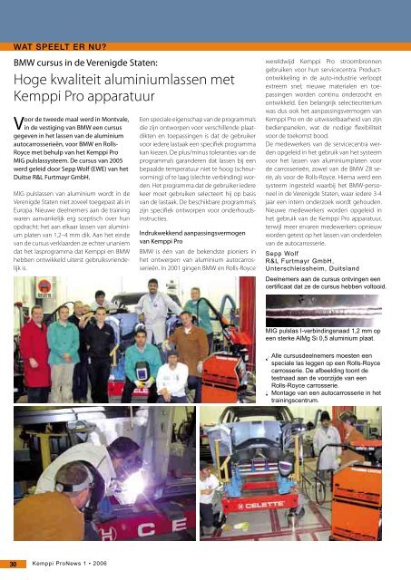 1/2006 NL Kemppi klantenmagazine