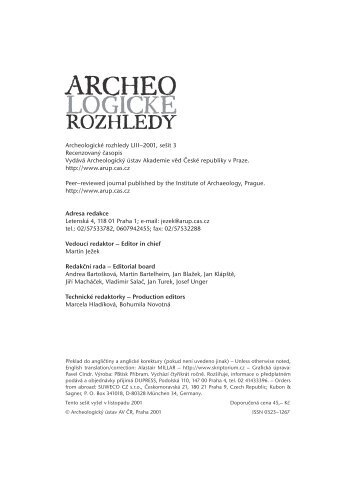 2001_3 - Archeologický ústav AV ČR