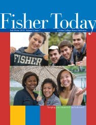 Fall/Winter 2010 - Fisher College