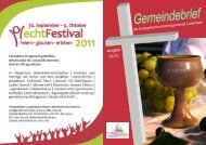 Gemeindebrief FrÃ¼hjahr 2011 - Evangelische Kirchengemeinde ...