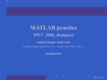 MATLAB practice