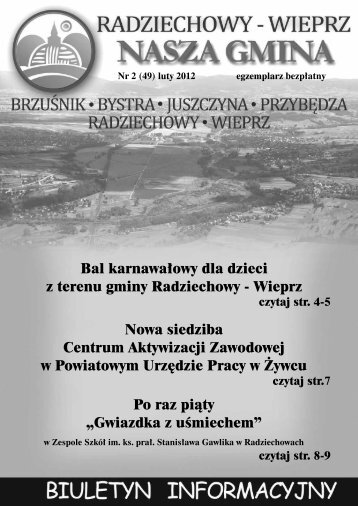 Bal karnawaÅowy dla dzieci z terenu gminy Radziechowy - Wieprz ...