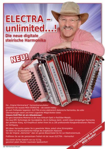 ELECTRA â unlimitedâ¦! - bei KÃ¤rntnerland Schwarz