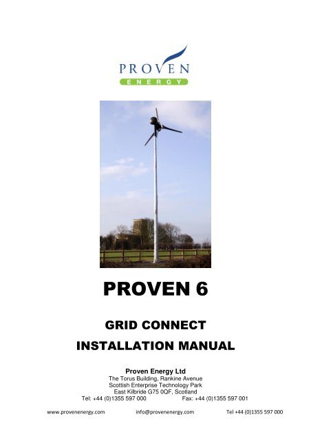 Proven on sale wind turbine
