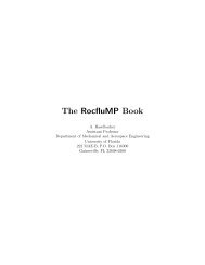 The RocfluMP Book - Center for Simulation of Advanced Rockets