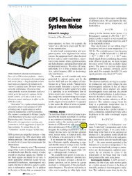 GPS Receiver System Noise - University of New Brunswick