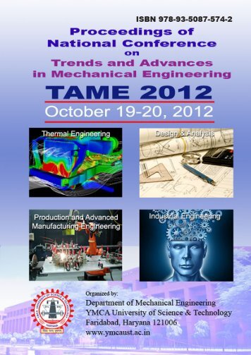 OCTOBER 19-20, 2012 - YMCA University of Science & Technology