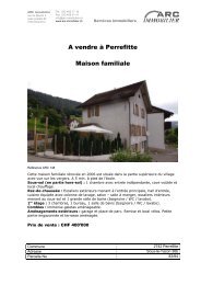 A vendre à Perrefitte Maison familiale - Immo Jura