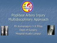 Popliteal Artery Injury Multidisciplinary Approach - HKL Vascular