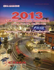 Program Book - CSHA