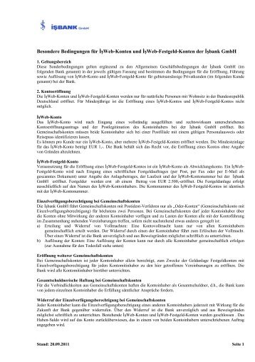 ISWEB-F4-Besondere Bedingungen-20110601.pdf ... - zur Bank