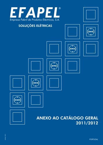 ANEXO AO CATÃLOGO GERAL 2011/2012 - Efapel