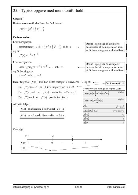 Differential- regning - Matematik i gymnasiet og hf