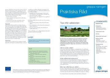 Praktiska rÃ¥d nr 3_2.pdf - Greppa nÃ¤ringen