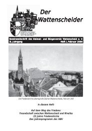 1 / 2006 - Heimat- und  Bürgerverein Wattenscheid