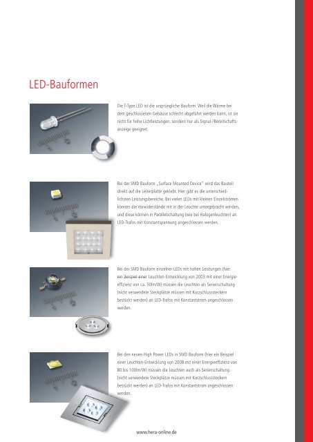 LED – die Zukunft energieeffizienter Beleuchtung - Hera