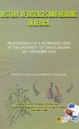 droceedings of a workshop held t the university of dar es salaam