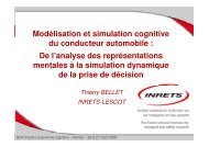 Modélisation et simulation cognitive du conducteur automobile : De l ...