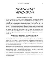 Death and Gehinnom - Israel 613