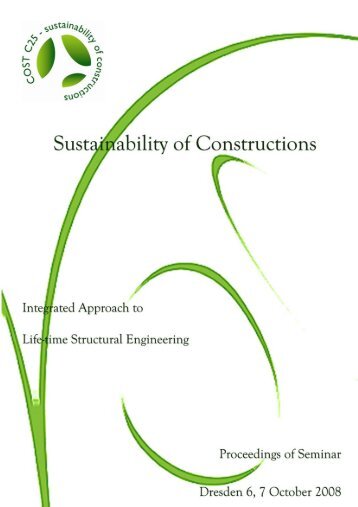 sustainability and life-time structural engineering - Universidade do ...