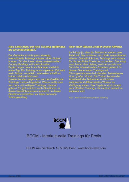 Bastian Broer, BCCM: Erstklassige interkulturelle Trainings ...
