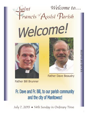 July 7, 2013 - St. Francis of Assisi Parish