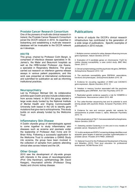 Download PDF (3.6Mb) - Molecular Medicine Ireland