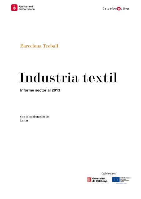 Industria textil - Barcelona Treball