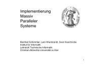 Implementierung Massiv Paralleler Systeme - Institut für Informatik ...