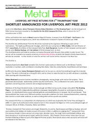 shortlist announced for liverpool art prize 2012 - Alan Dunn