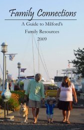 A Guide To Milford's Family Resources 2009 - Milford Public Schools