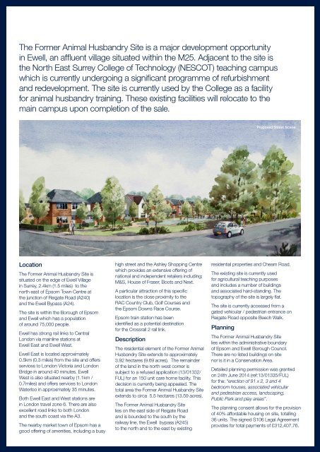 NESCOT Reigate Road Epsom Brochure