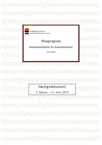 qwertyuiopasdfghjklzxcvbnmqwerty ... - Kongsvinger Kommune