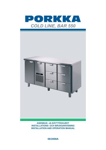 Cold Line manual fin/sve/eng - Porkka