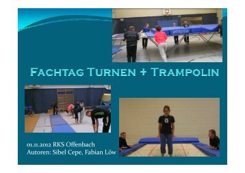 Fachtag Turnen & Trampolin 2012 - Lo-Net 2