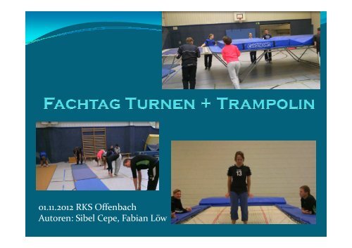 Fachtag Turnen &amp; Trampolin 2012 - Lo-Net 2