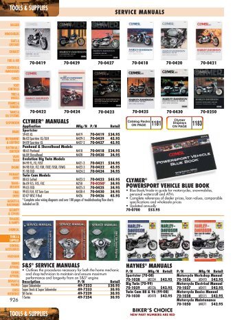 Tools & Supplies - Harley-DavidsonÂ® Parts and Accessories