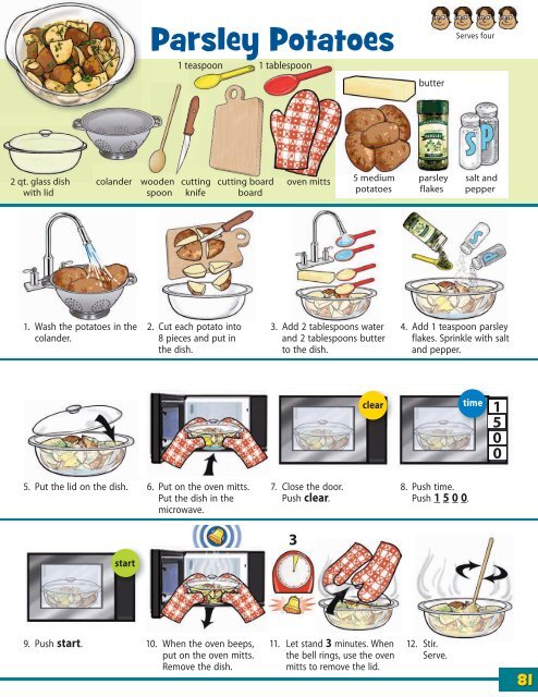 Look 'n Cook Microwave Cookbook - Attainment Company