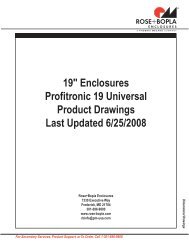 Profitronic 19 Universal - Rose & Bopla Enclosures