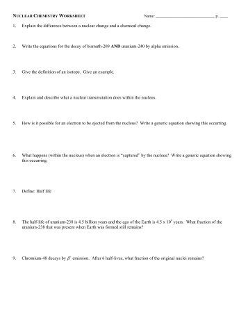 Worksheet Chemistry Review Worksheet atomic structure review worksheet avon chemistry nuclear chemistry