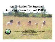 An Invitation To Success: Growing Grass for Fuel Pellets - Resource ...