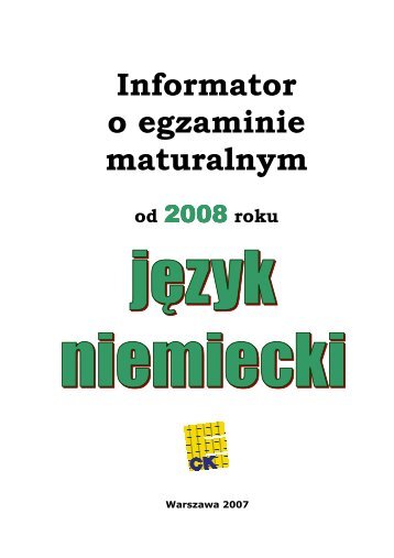 jÄzyk niemiecki - OKE PoznaÅ - Poznan.pl